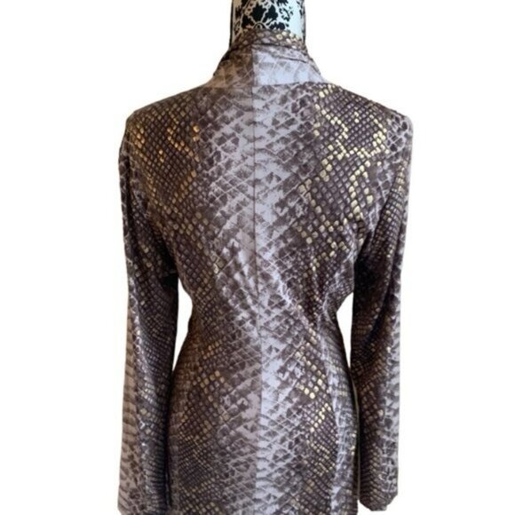 Joseph Ribkoff  Animal Print Midi Dress - Picture 3 of 5